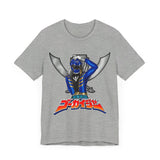 Gokaiger Blue Roll Call Super Sentai T Shirt Custom Graphic Art Cosplay Shirts Power Rangers Retro Vintage 90s Tee