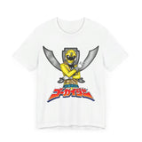 Gokaiger Yellow Roll Call  Super Sentai T Shirt Custom Graphic Art Cosplay Shirts Power Rangers Retro Vintage 90s Tee