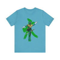 Green Samurai Dragon Ranger Super Sentai T Shirt Custom Graphic Art Cosplay Shirts Power Rangers Retro Vintage 90s Tee