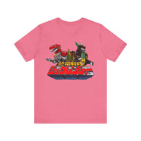 Zyurangers Red Green Mechas Super Sentai T Shirt Custom Graphic Art Cosplay Shirts Power Rangers Retro Vintage 90s Tee