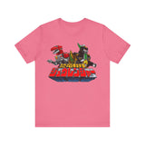 Zyurangers Red Green Mechas Super Sentai T Shirt Custom Graphic Art Cosplay Shirts Power Rangers Retro Vintage 90s Tee