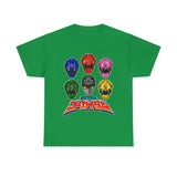 Gokaiger Helmets XL Super Sentai T Shirt Custom Graphic Art Cosplay Shirts Power Rangers Retro Vintage 90s Tee