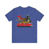 Zyurangers Red Green Mechas Super Sentai T Shirt Custom Graphic Art Cosplay Shirts Power Rangers Retro Vintage 90s Tee