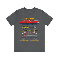 Zyuranger Gear Super Sentai T Shirt Custom Graphic Art Cosplay Shirts Power Rangers Retro Vintage 90s Tee