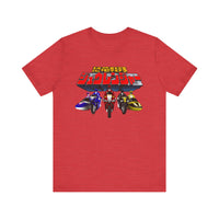 Zyuranger Bikes Super Sentai T Shirt Custom Graphic Art Cosplay Shirts Power Rangers Retro Vintage 90s Tee
