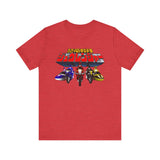 Zyuranger Bikes Super Sentai T Shirt Custom Graphic Art Cosplay Shirts Power Rangers Retro Vintage 90s Tee
