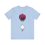 MMPR Pink Helmet Super Sentai T Shirt Custom Graphic Art Cosplay Shirts Power Rangers Retro Vintage 90s Tee