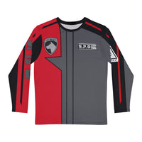 SPD Red Long Sleeve Shirt (Full Print) Super Sentai T Shirt Custom Graphic Art Cosplay Shirts Power Rangers Retro Vintage 90s Tee