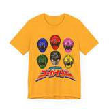 Gokaiger Helmets Super Sentai T Shirt Custom Graphic Art Cosplay Shirts Power Rangers Retro Vintage 90s Tee