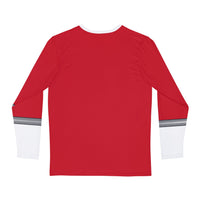 ToQger Red Long Sleeve Shirt (Full Print) Super Sentai T Shirt Custom Graphic Art Cosplay Shirts Power Rangers Retro Vintage 90s Tee