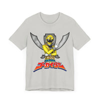 Gokaiger Yellow Roll Call  Super Sentai T Shirt Custom Graphic Art Cosplay Shirts Power Rangers Retro Vintage 90s Tee
