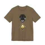 Black Dragon Shield Super Sentai T Shirt Custom Graphic Art Cosplay Shirts Power Rangers Retro Vintage 90s Tee