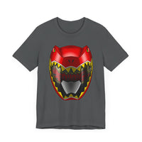 Kyoryuger Red Helmet  Super Sentai T Shirt Custom Graphic Art Cosplay Shirts Power Rangers Retro Vintage 90s Tee