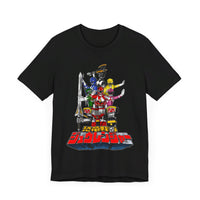 Zyuranger Super Sentai T Shirt Custom Graphic Art Cosplay Shirts Power Rangers Retro Vintage 90s Tee