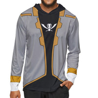 Gokaiger Silver Hoodie (Full Print) Super Sentai T Shirt Custom Graphic Art Cosplay Shirts Power Rangers Retro Vintage 90s Tee