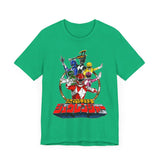 Zyuranger Team Super Sentai T Shirt Custom Graphic Art Cosplay Shirts Power Rangers Retro Vintage 90s Tee