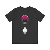 MMPR Pink Helmet Super Sentai T Shirt Custom Graphic Art Cosplay Shirts Power Rangers Retro Vintage 90s Tee