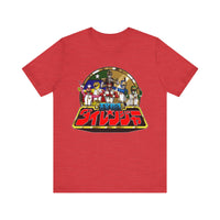 Dairanger Team Super Sentai T Shirt Custom Graphic Art Cosplay Shirts Power Rangers Retro Vintage 90s Tee