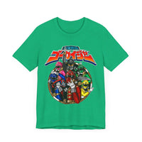 Gokaiger Team Super Sentai T Shirt Custom Graphic Art Cosplay Shirts Power Rangers Retro Vintage 90s Tee