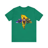 Battle Bikes Vintage Style Super Sentai T Shirt Custom Graphic Art Cosplay Shirts Power Rangers Retro  90s Tee