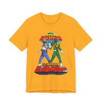 Legendary Izumi Green Ranger Changeman Blue Super Sentai T Shirt Custom Graphic Art Cosplay Shirts Power Rangers Retro Vintage Tee