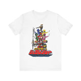 Zyuranger Super Sentai T Shirt Custom Graphic Art Cosplay Shirts Power Rangers Retro Vintage 90s Tee