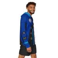 Boonboomger Blue Champion Hoodie (Full Print) Super Sentai T Shirt Custom Graphic Art Cosplay Shirts Power Rangers Retro Vintage 90s Tee