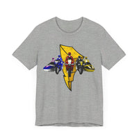 Battle Bikes Vintage Style Super Sentai T Shirt Custom Graphic Art Cosplay Shirts Power Rangers Retro  90s Tee