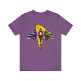 Battle Bikes Vintage Style Super Sentai T Shirt Custom Graphic Art Cosplay Shirts Power Rangers Retro  90s Tee