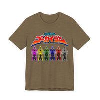 Gokaiger Ranger Keys Super Sentai T Shirt Custom Graphic Art Cosplay Shirts Power Rangers Retro Vintage 90s Tee