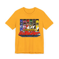 Zyuranger Super Sentai T Shirt Custom Graphic Art Cosplay Shirts Power Rangers Retro Vintage 90s Tee