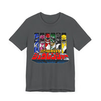 Zyuranger Super Sentai T Shirt Custom Graphic Art Cosplay Shirts Power Rangers Retro Vintage 90s Tee