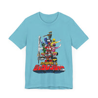 Zyuranger Super Sentai T Shirt Custom Graphic Art Cosplay Shirts Power Rangers Retro Vintage 90s Tee