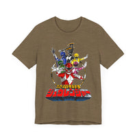 Zyuranger Team Super Sentai T Shirt Custom Graphic Art Cosplay Shirts Power Rangers Retro Vintage 90s Tee