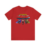 Zyuranger Bikes Super Sentai T Shirt Custom Graphic Art Cosplay Shirts Power Rangers Retro Vintage 90s Tee