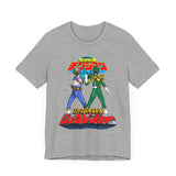 Legendary Izumi Green Ranger Changeman Blue Super Sentai T Shirt Custom Graphic Art Cosplay Shirts Power Rangers Retro Vintage Tee