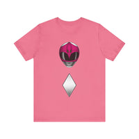 MMPR Pink Helmet Super Sentai T Shirt Custom Graphic Art Cosplay Shirts Power Rangers Retro Vintage 90s Tee
