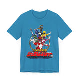 Zyuranger Team Super Sentai T Shirt Custom Graphic Art Cosplay Shirts Power Rangers Retro Vintage 90s Tee