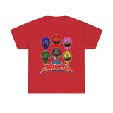 Gokaiger Helmets XL Super Sentai T Shirt Custom Graphic Art Cosplay Shirts Power Rangers Retro Vintage 90s Tee