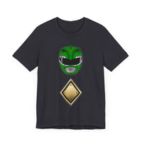 MMPR Green Helmet Super Sentai T Shirt Custom Graphic Art Cosplay Shirts Power Rangers Retro Vintage 90s Tee