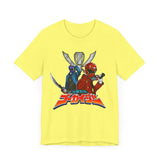 Gokai Red/Blue Super Sentai T Shirt Custom Graphic Art Cosplay Shirts Power Rangers Retro Vintage 90s Tee