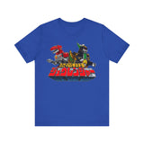 Zyurangers Red Green Mechas Super Sentai T Shirt Custom Graphic Art Cosplay Shirts Power Rangers Retro Vintage 90s Tee