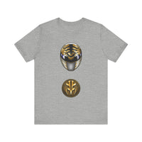 MMPR White Ranger Helmet Super Sentai T Shirt Custom Graphic Art Cosplay Shirts Power Rangers Retro Vintage 90s Tee