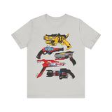 Sentai Blasters Super Sentai T Shirt Custom Graphic Art Cosplay Shirts Power Rangers Retro Vintage 90s Tee