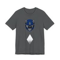 Blue Helmet Super Sentai T Shirt Custom Graphic Art Cosplay Shirts Power Rangers Retro Vintage 90s Tee