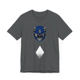 Blue Helmet Super Sentai T Shirt Custom Graphic Art Cosplay Shirts Power Rangers Retro Vintage 90s Tee