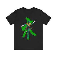 Green Samurai Dragon Ranger Super Sentai T Shirt Custom Graphic Art Cosplay Shirts Power Rangers Retro Vintage 90s Tee