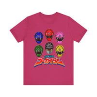 Gokaiger Helmets Super Sentai T Shirt Custom Graphic Art Cosplay Shirts Power Rangers Retro Vintage 90s Tee