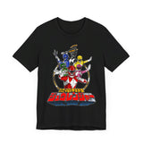 Zyuranger Team Super Sentai T Shirt Custom Graphic Art Cosplay Shirts Power Rangers Retro Vintage 90s Tee