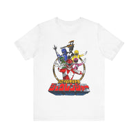 Zyuranger Team Super Sentai T Shirt Custom Graphic Art Cosplay Shirts Power Rangers Retro Vintage 90s Tee